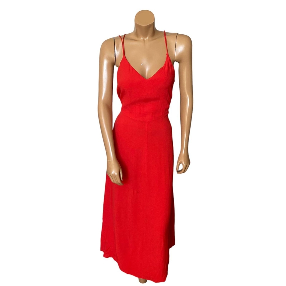 Wilfred Red Maxi Dress Size 12